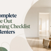A Complete Move Out Cleaning Checklist for Renters
