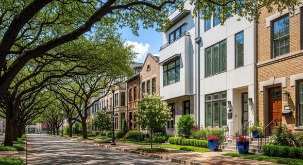 A scenic view of Oak Lawn