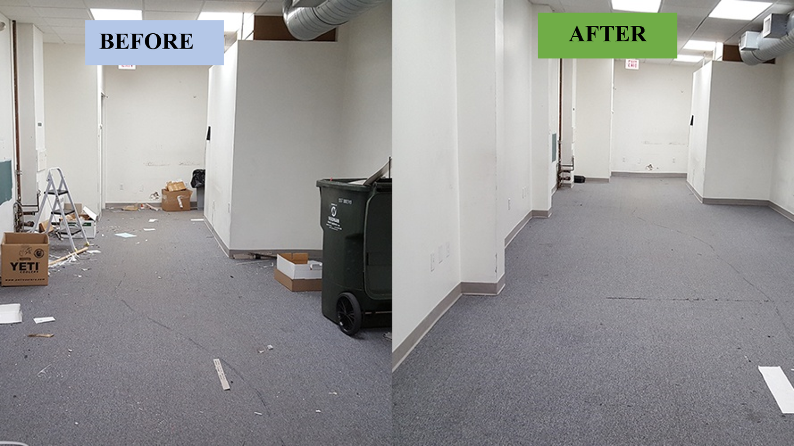 After Office-to-Residential Conversion Cleaning